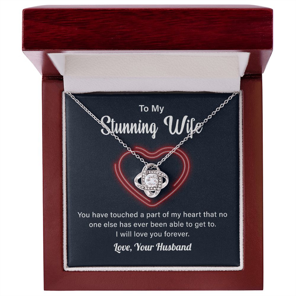 To My Stunning Wife I Will Love You Forever, Your Husband