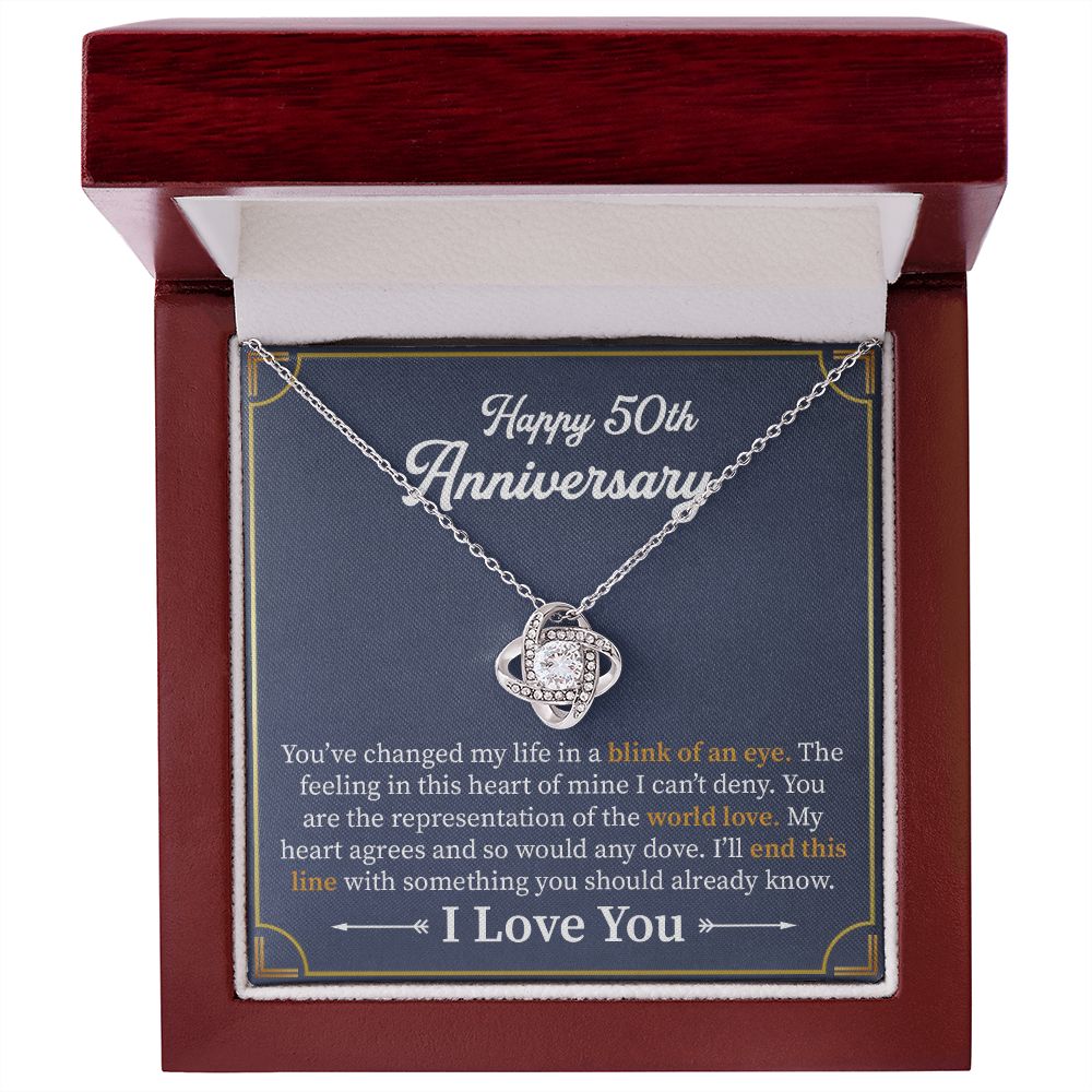 Happy 50th Anniversary! Your Presence Has Enriched My Life. I Love You