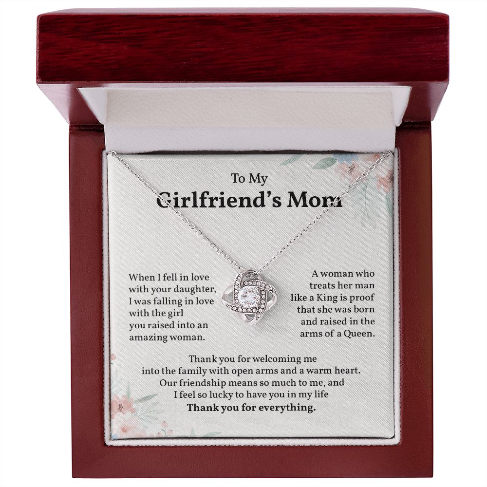 To My Girlfriend's Mom I Feel So Lucky TO Have You In My Life Thank You For Everything
