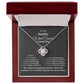 Auntie Cancer Support Necklace with Gift Note