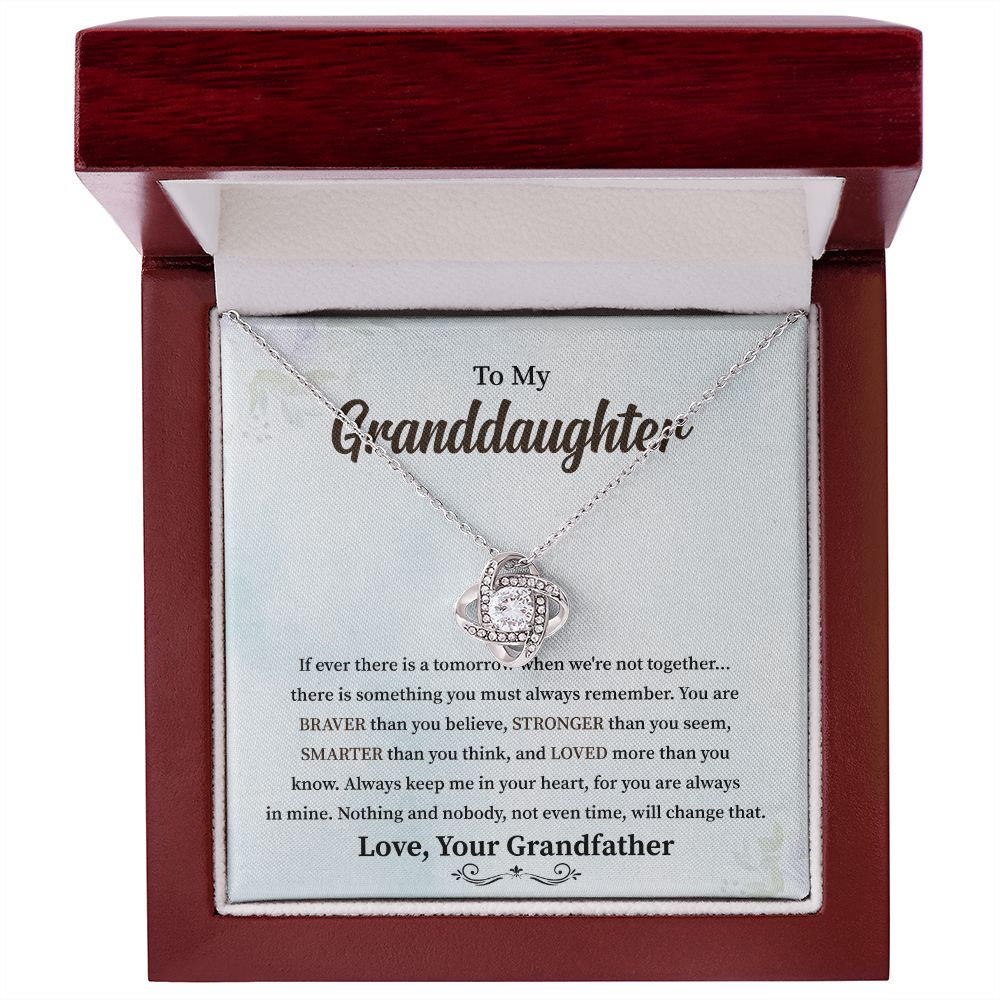 To My Granddaughter If Ever There Is A Tomorrow When We're Not Together Love, Your Grandfather