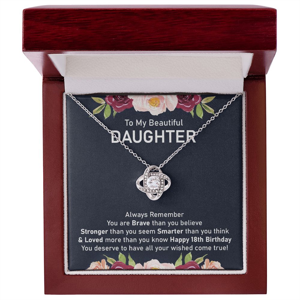 18th Birthday Necklace for Daughter Gift