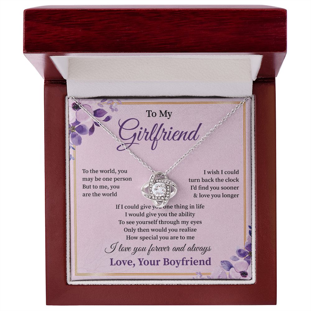 To My Girlfriend Love You Forever From Your Boyfriend.