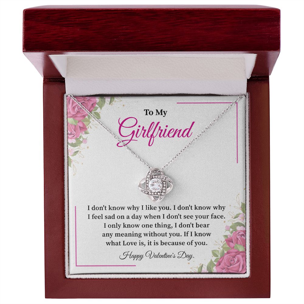 To My Girlfriend Happy Valentine's Day Love You Forever