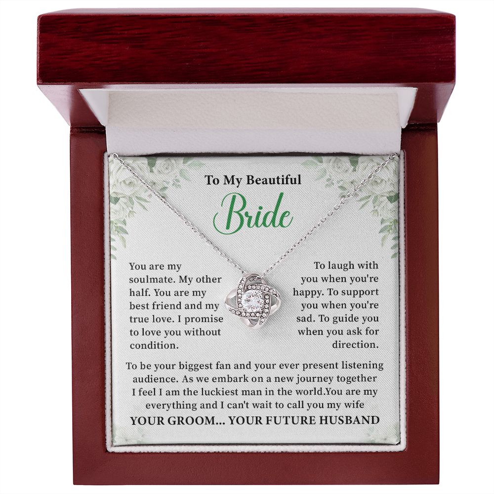To My Beautiful Bride Your Groom , Your Future Husband