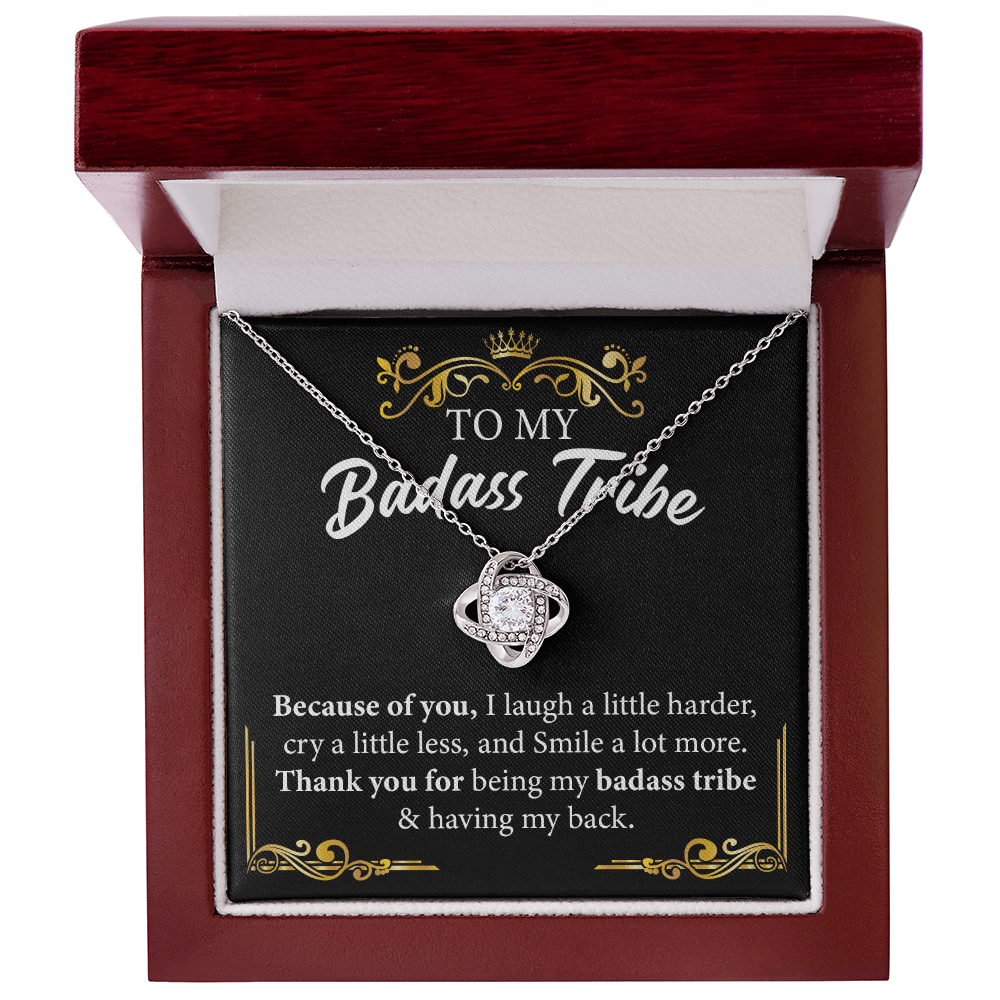 Badass Tribe Necklace Gift with Empowering Message