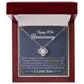 40th Anniversary Necklace Gift Ruby Wedding Anniversary Jewelry for Wife, Husband or Couple