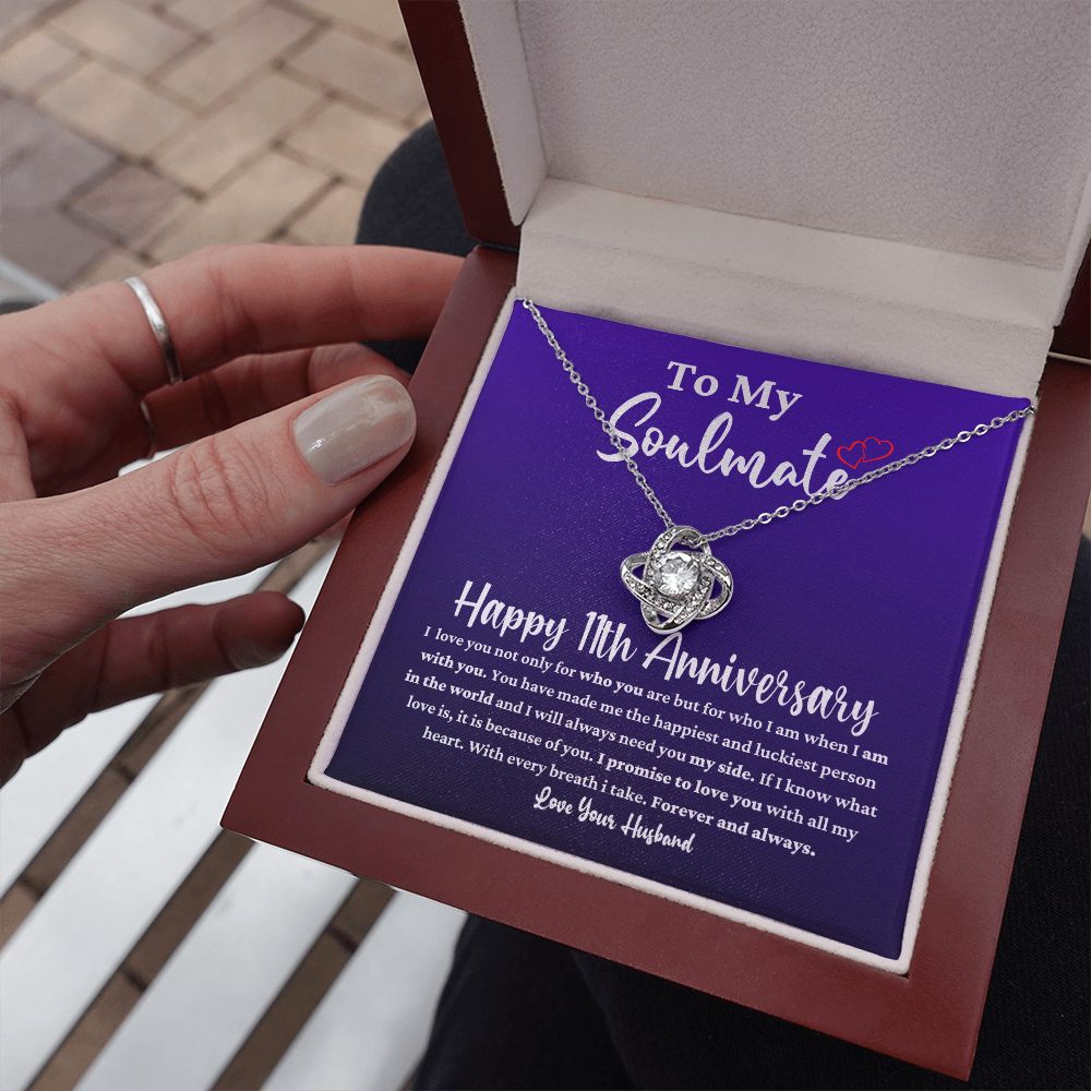 11th Anniversary Necklace for Soulmate