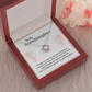 Granddaughter Necklace Gift with Loving Message Card