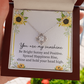 Sunshine Necklace Gift with Positive Message Card