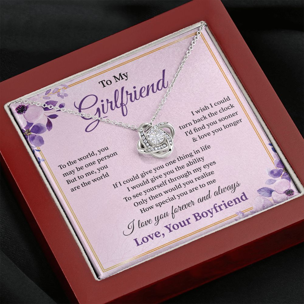 To My Girlfriend Love You Forever From Your Boyfriend.