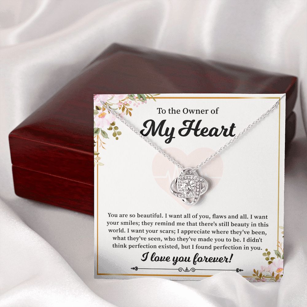 To The Owner Of My Heart I Love You Forever