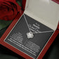 Auntie Cancer Support Necklace with Gift Note