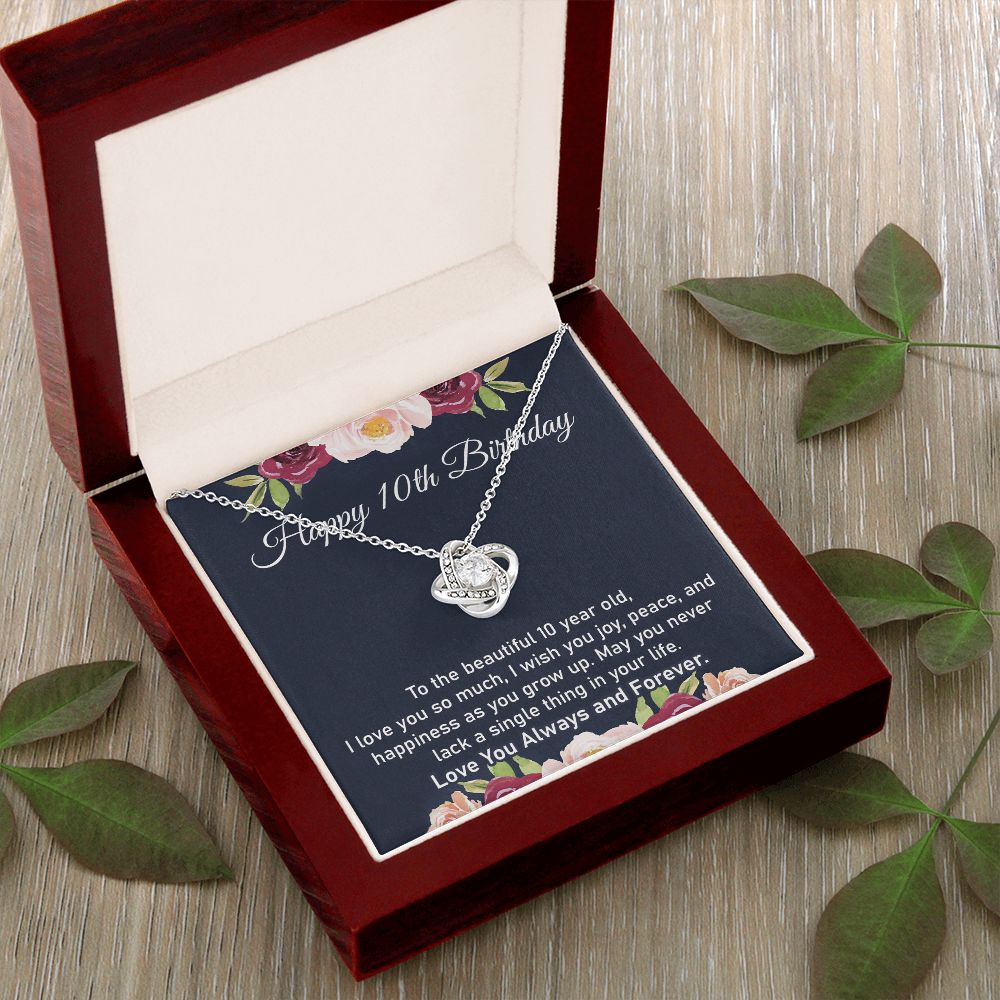 10th Birthday Gift Necklace for Little Girl