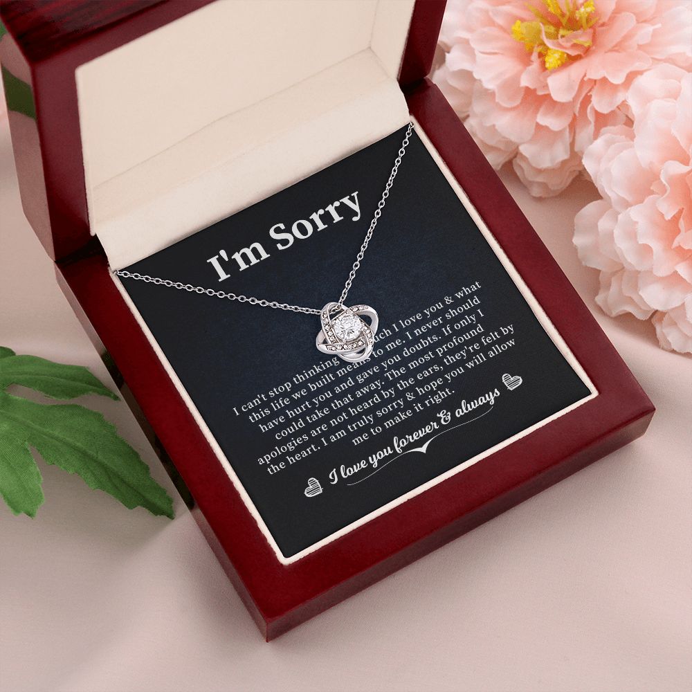 I Am Sorry I love you Forever From Husband/Wife/ Boyfriend/ Girlfriend