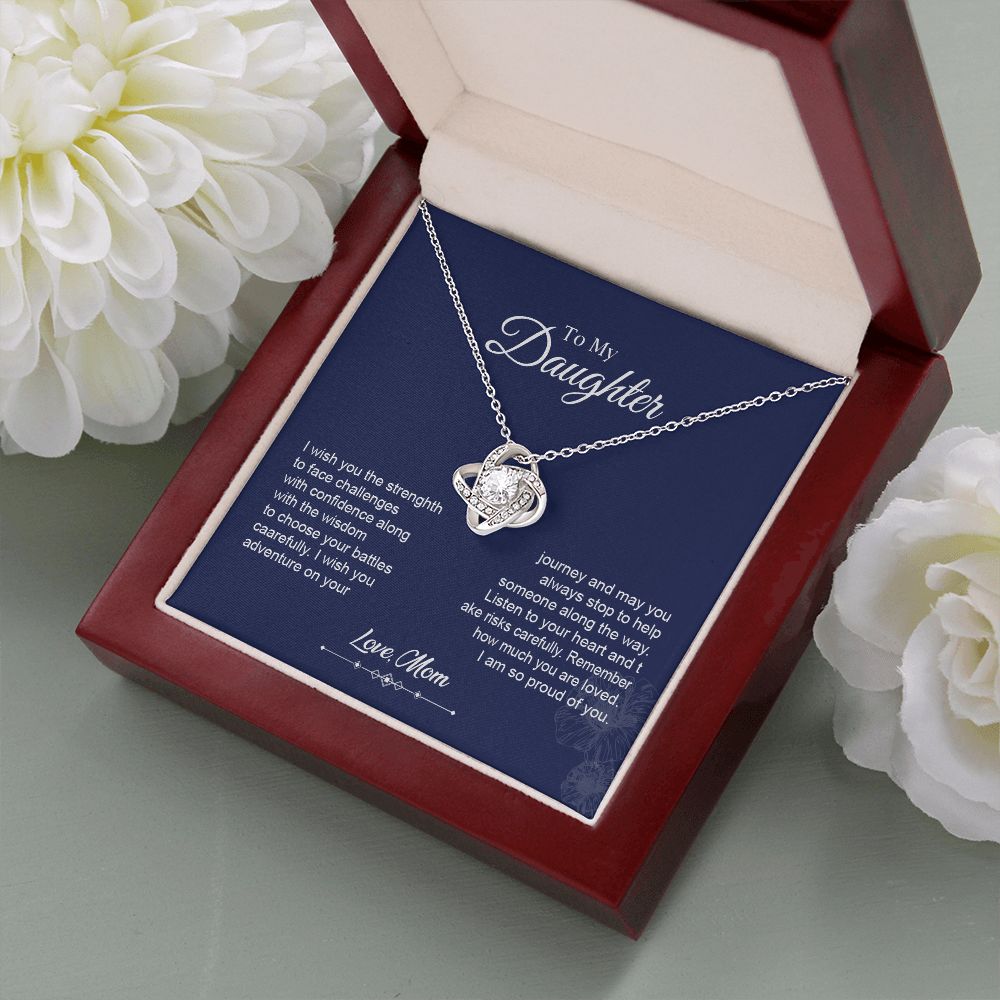 Confidence & Love – Mom to Daughter Necklace Gift