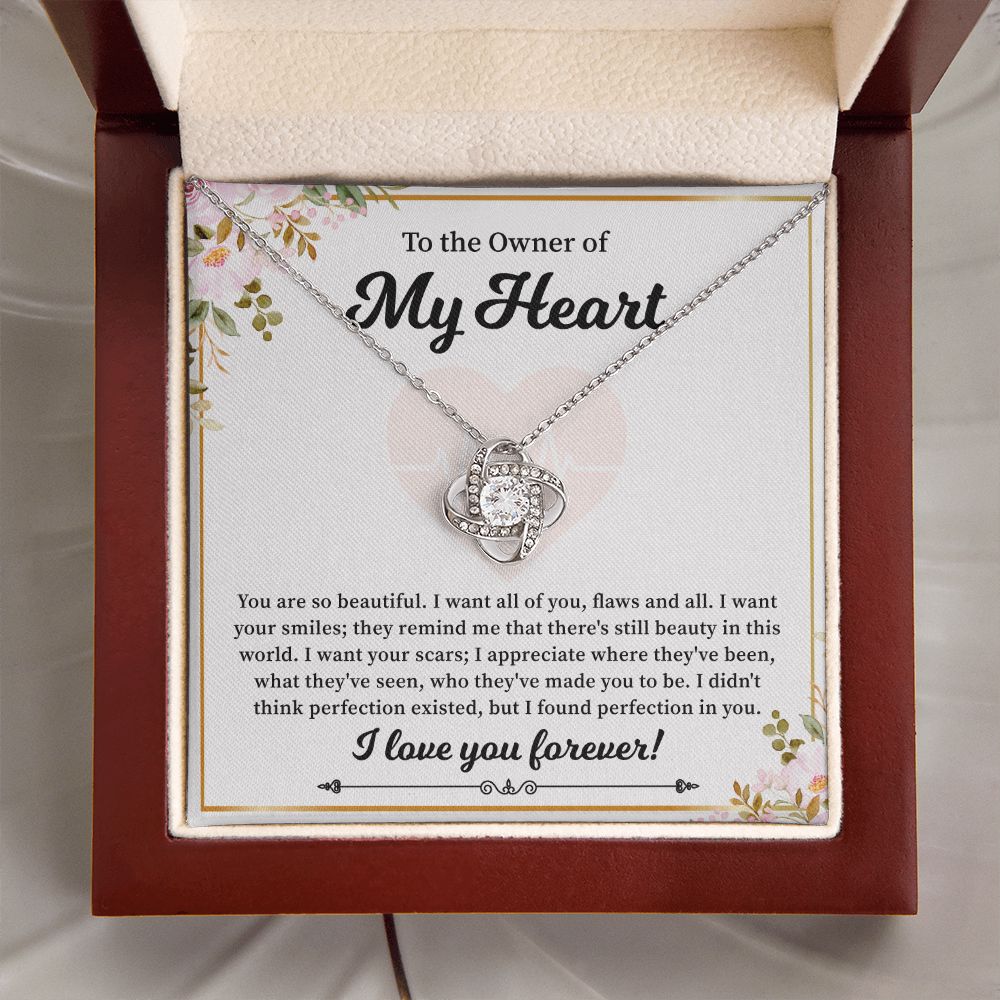 To The Owner Of My Heart I Love You Forever