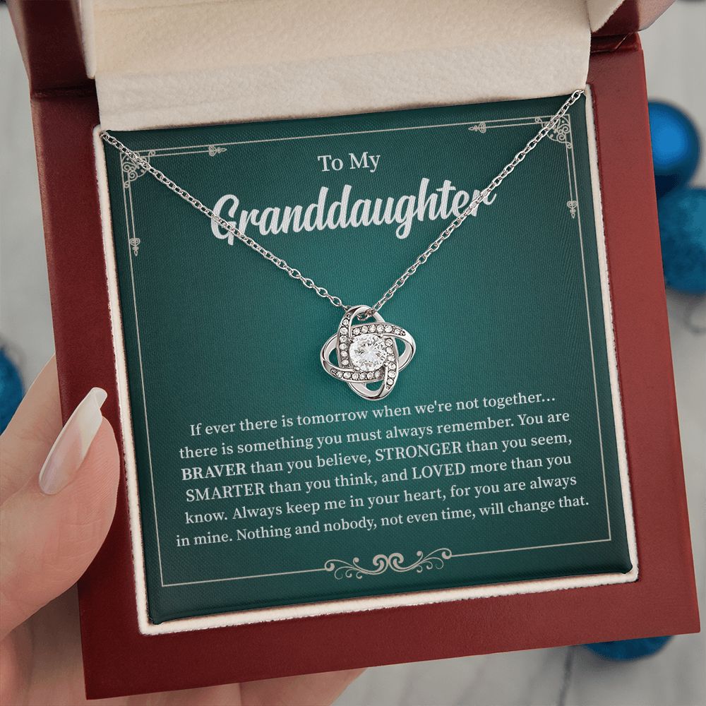 To My Granddaughter Always Keep Me In Your Heart, For You Are Always In Mine