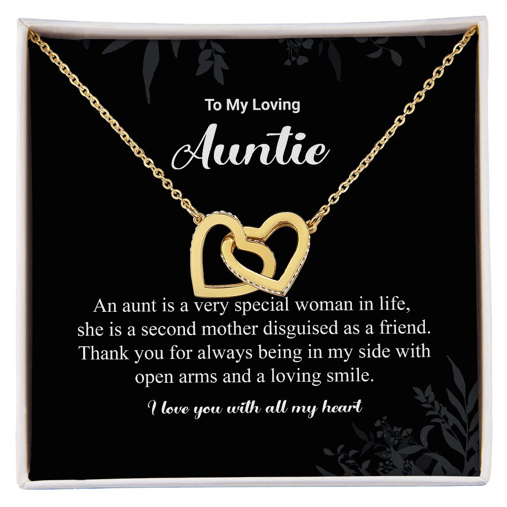 To My loving Auntie She Is A Second Mother Disguised As A Friend