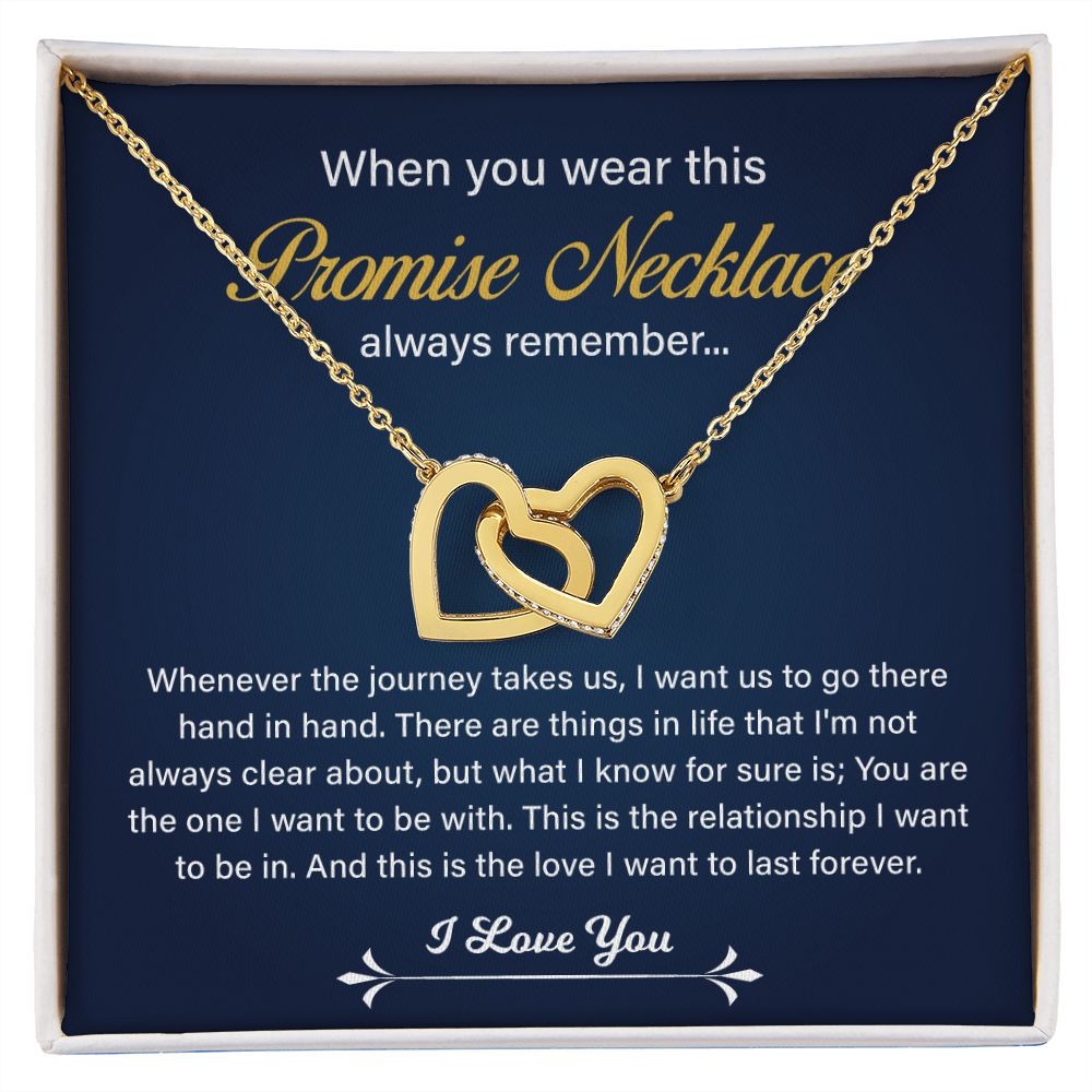 When You Wear This Promise Necklace Always Remember I Love You