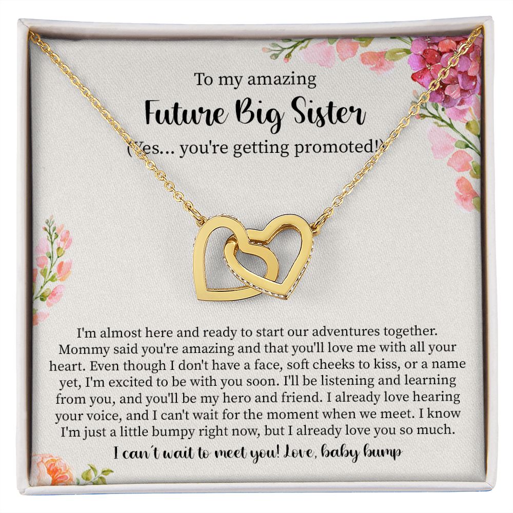 To My Amazing Future Big Sister I Am Almost Here And Ready To Start Our Adventure Together, From Baby Bump