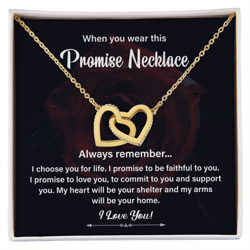 When You Wear This Promise Necklace Always Remember I Love You
