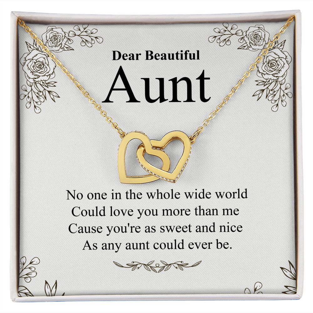 Dear Beautiful Aunt No One In The Whole  Wide World Could Love You More Than Me