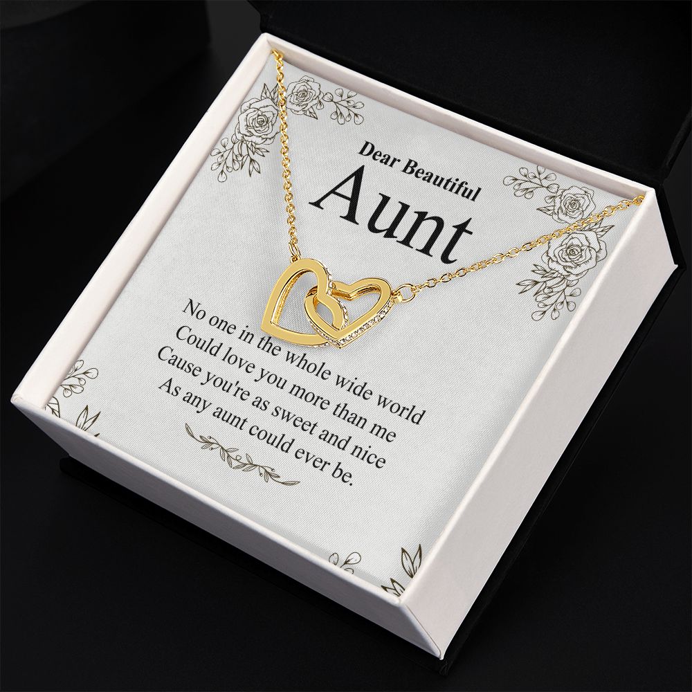 Dear Beautiful Aunt No One In The Whole  Wide World Could Love You More Than Me