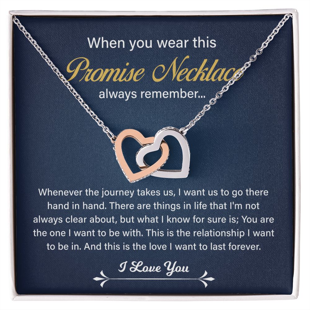 When You Wear This Promise Necklace Always Remember I Love You