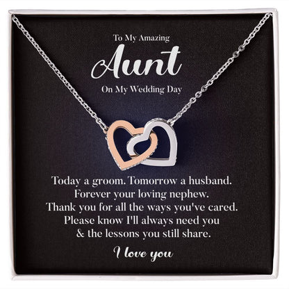 To My Amazing Aunt On My Wedding Day I Love You