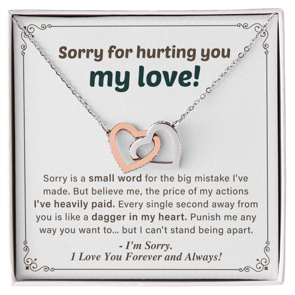 Apology Gift Sorry For Hunting You My Love I Love you Forever