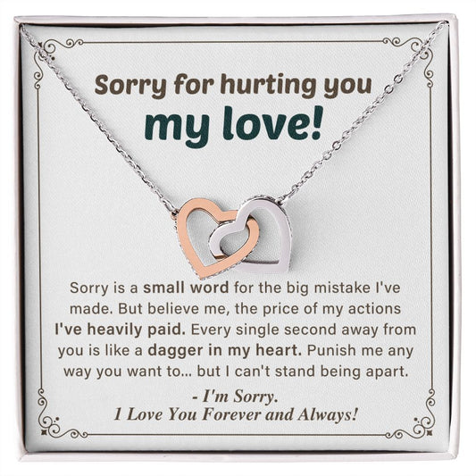 Apology Gift Sorry For Hunting You My Love I Love you Forever