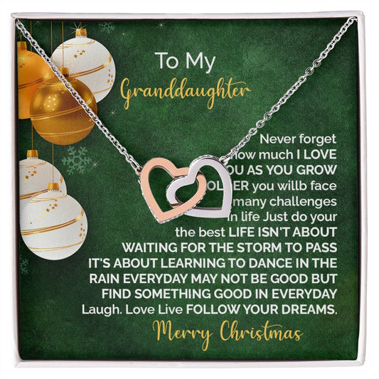 To My Granddaughter From Grandfather and Grandmother