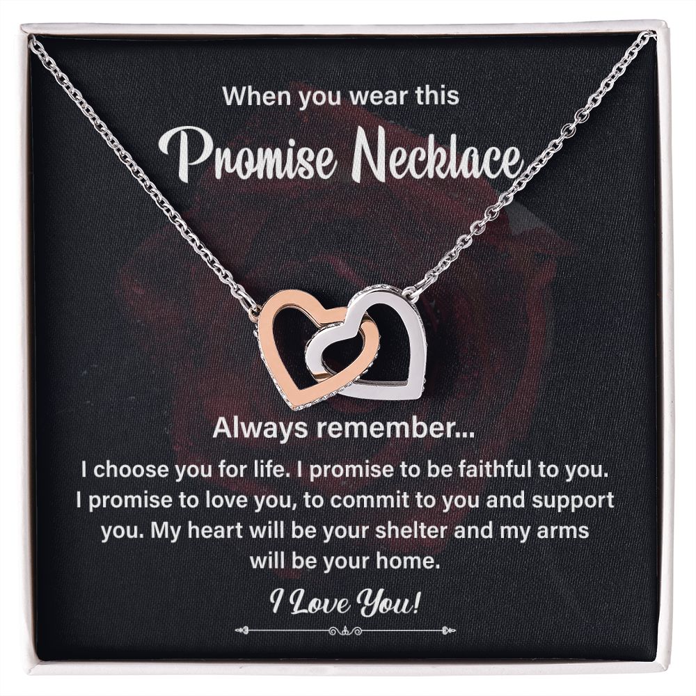 When You Wear This Promise Necklace Always Remember I Love You