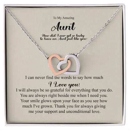 To My Amazing Aunt Always Giving Me Your  Support And Unconditional Love