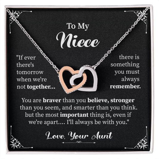 To My Niece, I'll Always Be With You. From Aunt