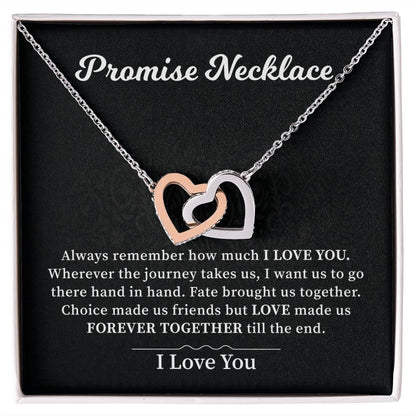 Promise Necklace Always Remember How Much I Love You