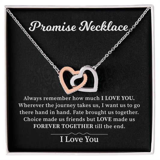 Promise Necklace Always Remember How Much I Love You