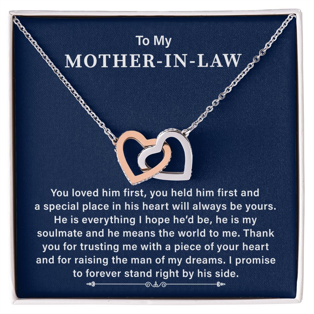 To My Mother-In-Law I promised  To Forever  Stand Right by His Side