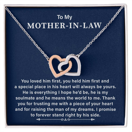 To My Mother-In-Law I promised  To Forever  Stand Right by His Side