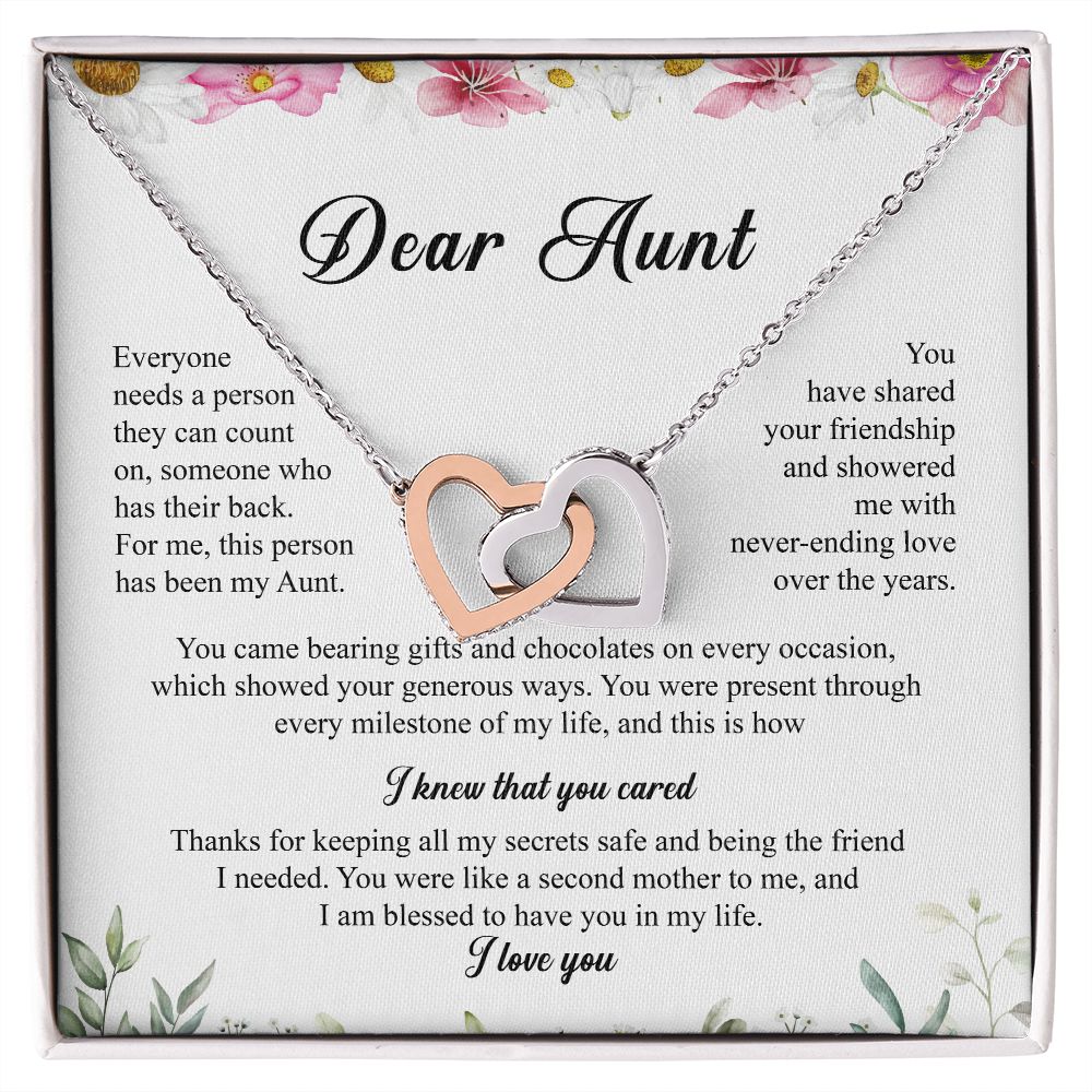 Dear Aunt I Am Blessed To Have You In My Life I Love You