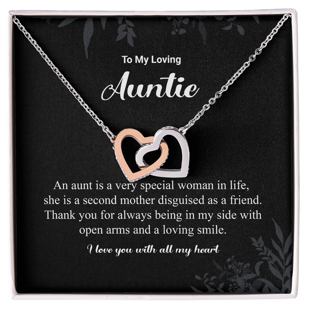 To My loving Auntie She Is A Second Mother Disguised As A Friend