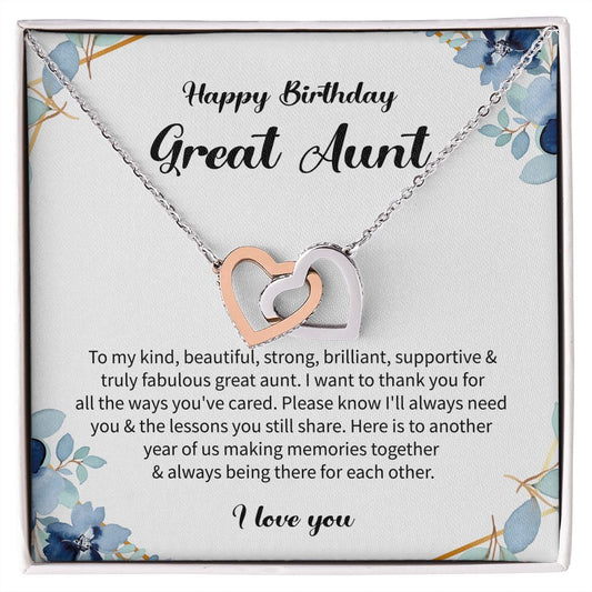 Happy Birthday Great Aunt I want To Thank You For All The Ways Lessons You Still You