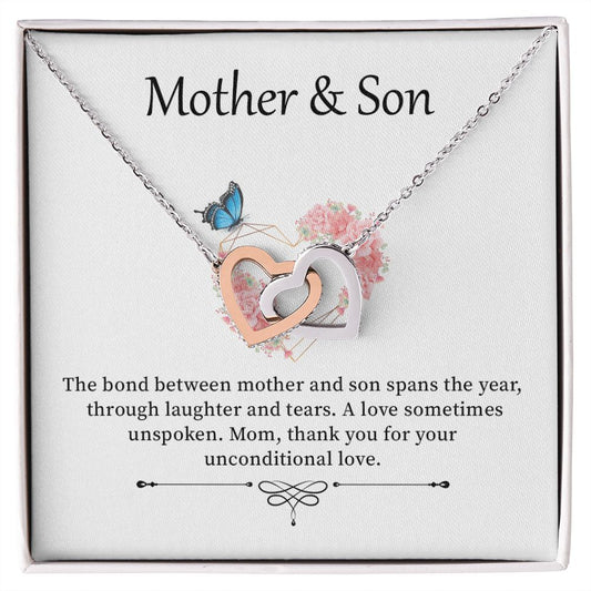 Mother & Son The Bond Between Mother and Son Spans The Year, Mother's Day Gift From Son