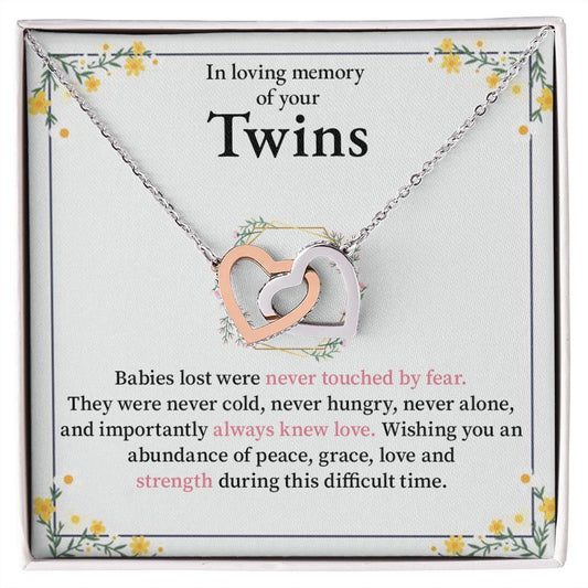 In loving Memory Of Your Twins Loved And Strength During This Difficult Time