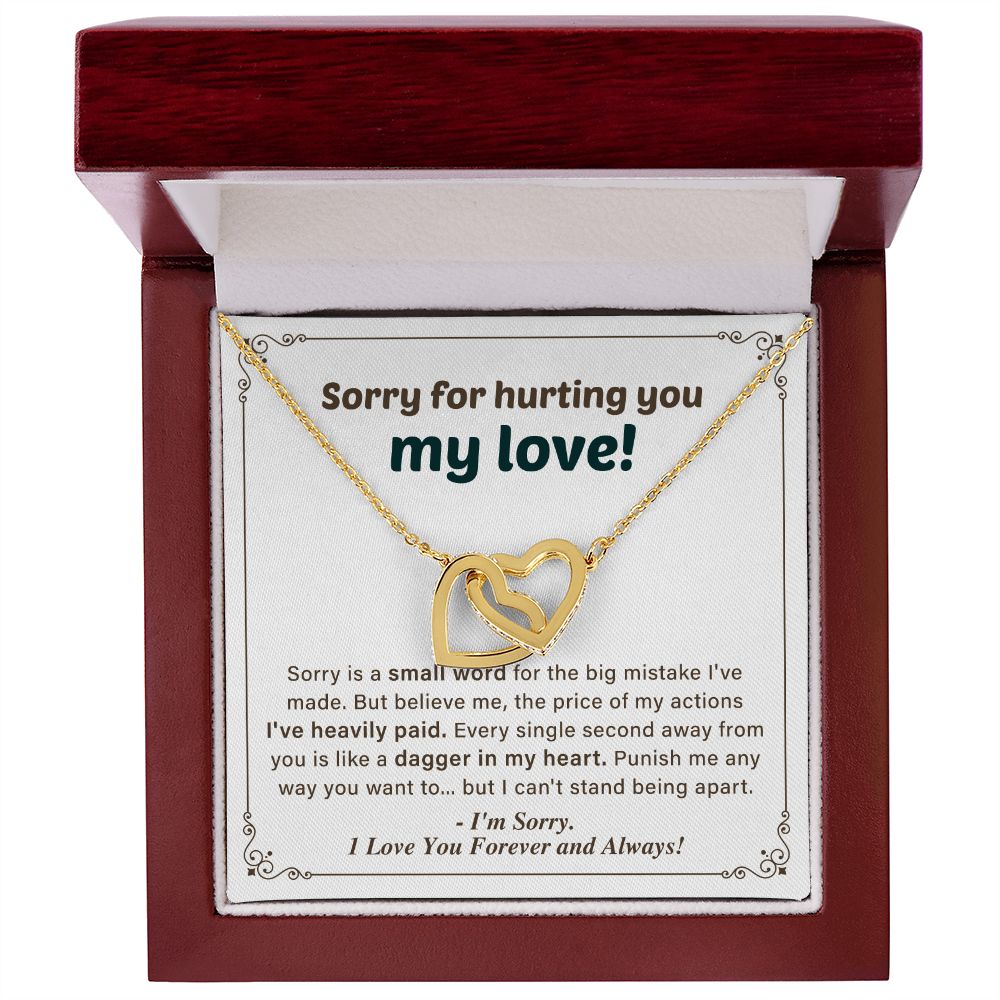 Apology Gift Sorry For Hunting You My Love I Love you Forever