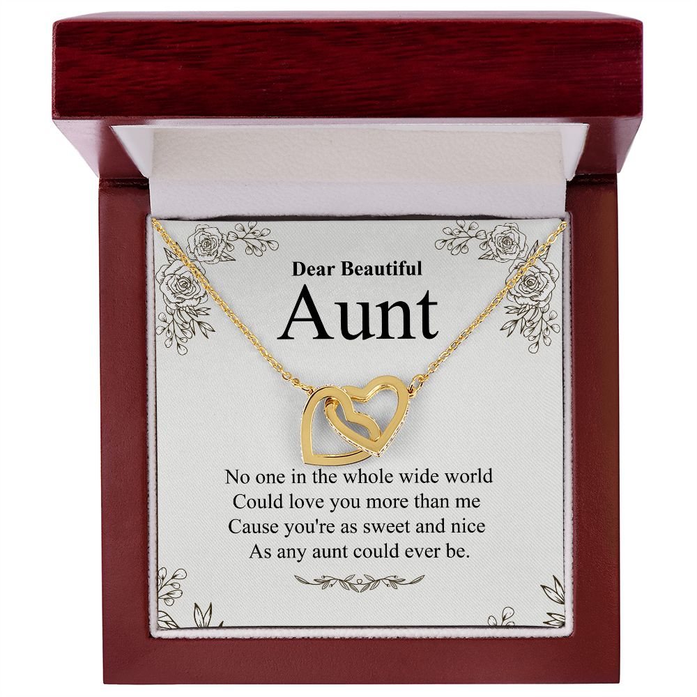 Dear Beautiful Aunt No One In The Whole  Wide World Could Love You More Than Me