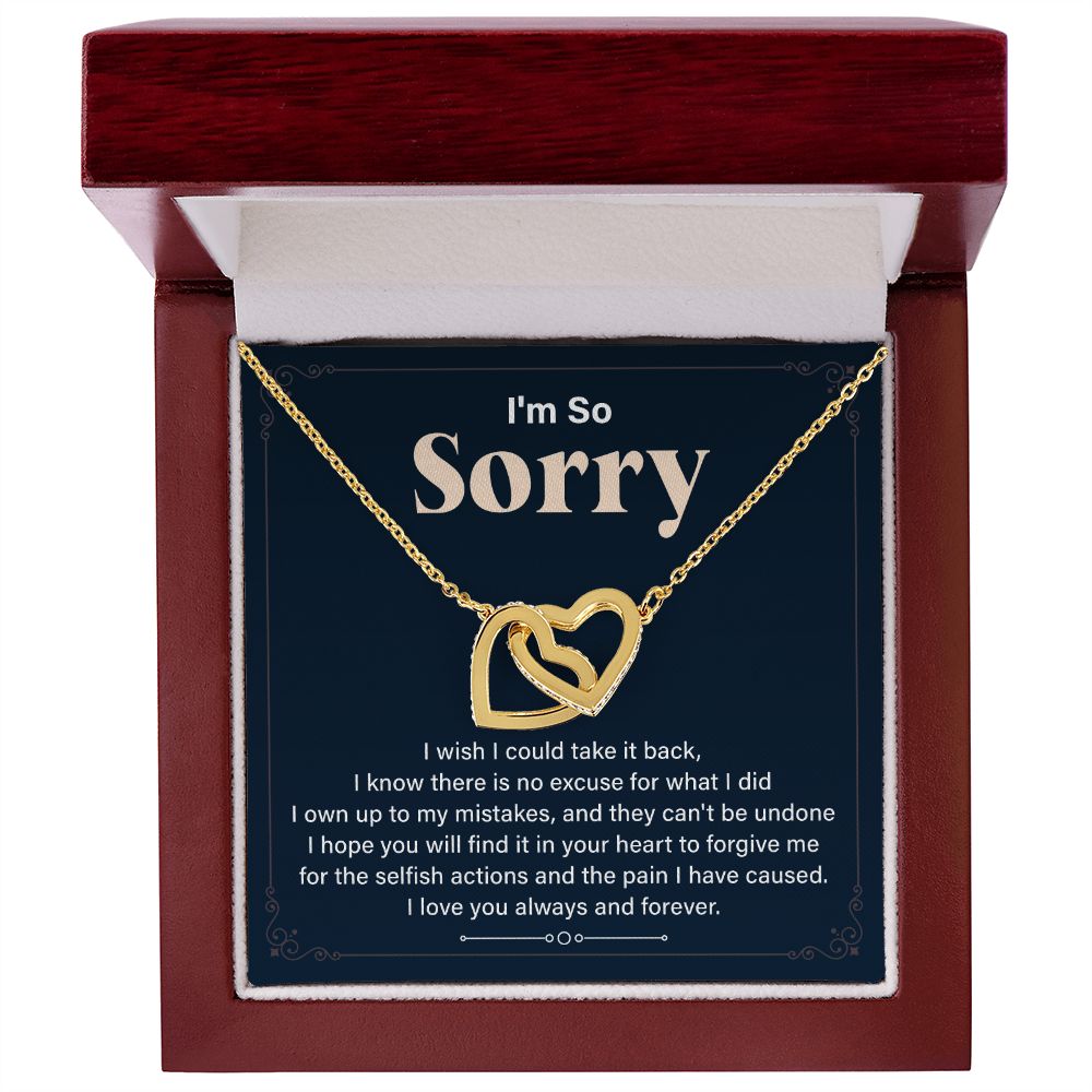 Apologetic Gift  I'm So Sorry I Love You Forever And Always