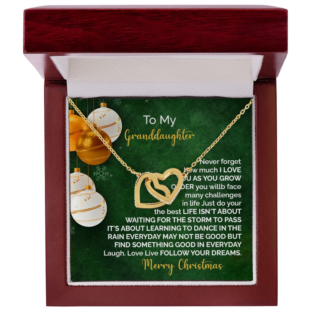 To My Granddaughter From Grandfather and Grandmother