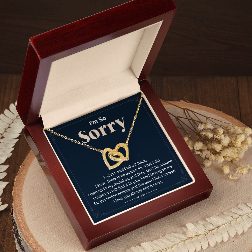 Apologetic Gift  I'm So Sorry I Love You Forever And Always